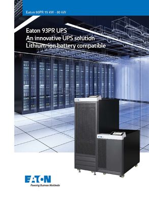 Eaton ups Global brand 93PR series eaton 15-80kVA 380/ 400/415V eaton power xpert 1000kw or computer data center