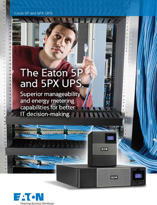 Eaton Online UPS 250KVA 600KVA 5P-5PX series 200V 208V 220V 230V 240V single phase Line-Interactive for power supply system