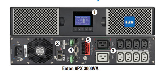 Eaton 9PX Lithium-ion aton ups dx20k cnxl3 online ups RT 2U UPS with built-in Lithium battery power supply system