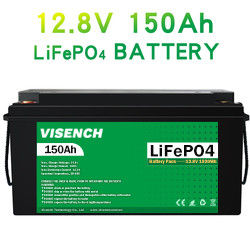 Visench Solar System Lifepo4 Battery Pack Lithium Ion Lifepo4 12V 150AH Lithium Ion Batteries