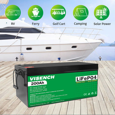 Verified Suppliers 12V 30Ah 60Ah 75Ah 100Ah 120Ah 200Ah Deep Cycle Solar Lifepo4 Rechargeable Li-Ion Energy Storage Battery Pack