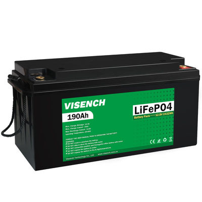 Visench Solar System Lifepo4 Battery Pack Lithium Ion Lifepo4 12V 190AH Lithium Ion Batteries
