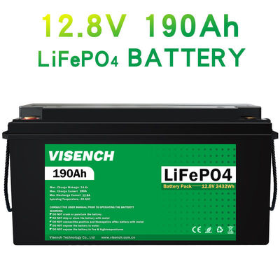 Visench Solar System Lifepo4 Battery Pack Lithium Ion Lifepo4 12V 190AH Lithium Ion Batteries