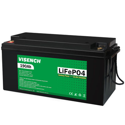 Visench Solar System Lifepo4 Battery Pack Lithium Ion Lifepo4 12V 190AH Lithium Ion Batteries