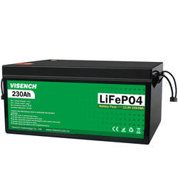 Visench Deep Cycle Storage Energy System 12V 230Ah LiFePO4 Rechargeable Lithium iron Phosphate Battery