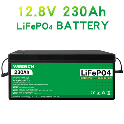 Visench Deep Cycle Storage Energy System 12V 230Ah LiFePO4 Rechargeable Lithium iron Phosphate Battery