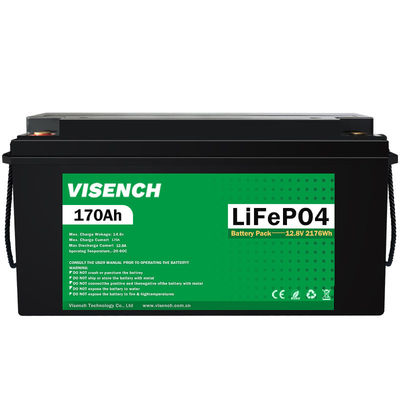 Visench Solar System Lifepo4 Battery Pack Lithium Ion Lifepo4 12V 170AH Lithium Ion Batteries