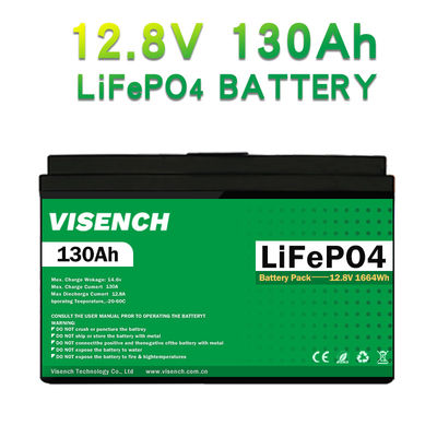 Visench Prismatic 12V 12.8V 40Ah Deep Cycles Rechargeable Solar Energy Storage System Custom LiFePO4 Battery Pack