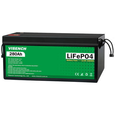 Visench Solar Energy 12V 280Ah Rechargeable Lithium Iron Phosphate Battery 12.8V 280Ah Lifepo4 Batteries