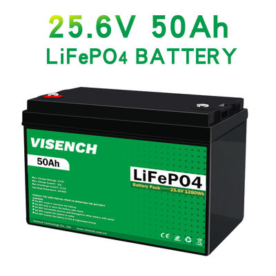 Visench Energy Storage 24V 50Ah RV Lithium Iron Phosphate Battery 24V Lifepo4 Battery