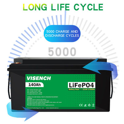 VS12.8-140 Custom LiFePO4 Battery Pack 12.8V 140Ah 5000 cycles CE RoHs MSDS UN38.3