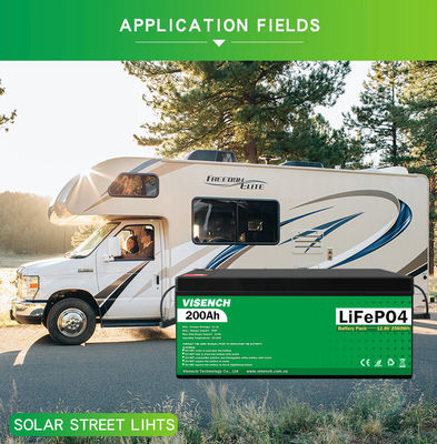 Visench  Direct factory  12V 24V 100Ah 120Ah 200Ah  Deep 6000 Cycles battery solar Li-Ion Energy Storage Battery