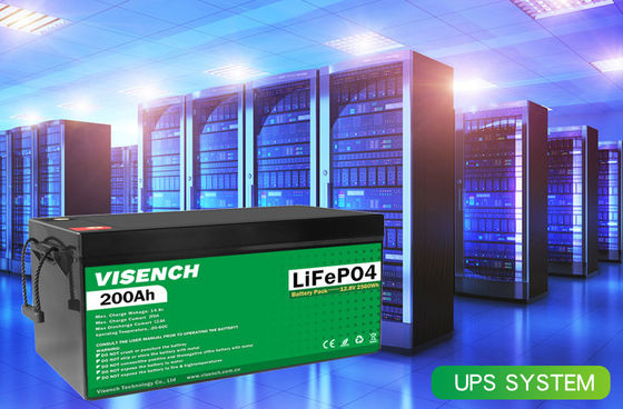 Visench  Direct factory  12V 24V 100Ah 120Ah 200Ah  Deep 6000 Cycles battery solar Li-Ion Energy Storage Battery