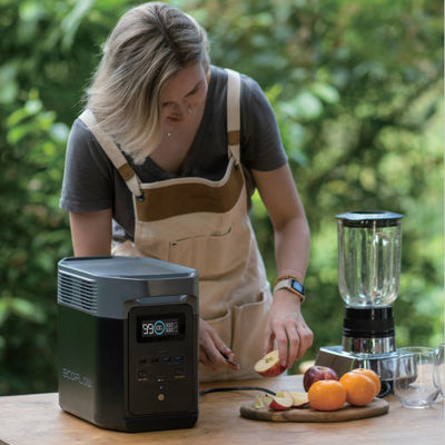 ECOFLOW Fast Charging AC 1800W 1024Wh LiFePO4 Battery Portable Power Station DELTA 2 Backup Power For Home Use