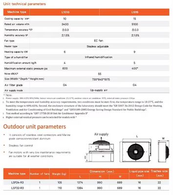 Vertiv Liebert LPC 15KW Constant Temperature Humidity Air Conditioning for Industrial