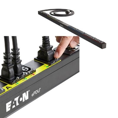 24 Way EATON EFLXB22 FLEXPDU BASIC 0U C20 16A 1P 20XC13 4XC19 Monitored PDU