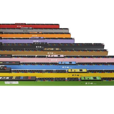 6 Way EATON EFLXB3P02 FLEXPDU BASIC 1U 309 32A 3P 6XC19 PDU Specs 0U for Data Center