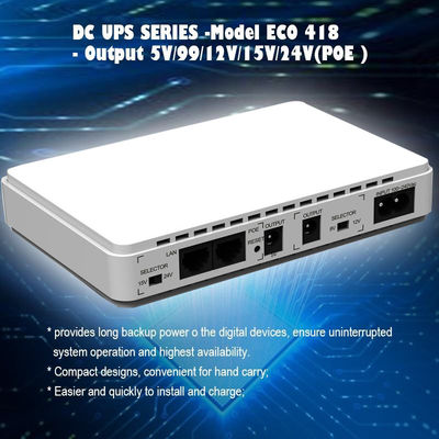 8800mah DC UPS POE Wifi IP Camera Router Power Bank Storage Station for Data Storage