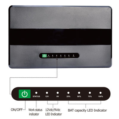 Portable Solar 14400MAH 12V 15V 24V DC Mini UPS Power Solution for Networking Needs
