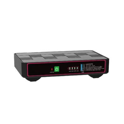 60W 12000MAH LiFePO4 12V 5V Mini Smart UPS DC Battery Backup with Rechargeable Design
