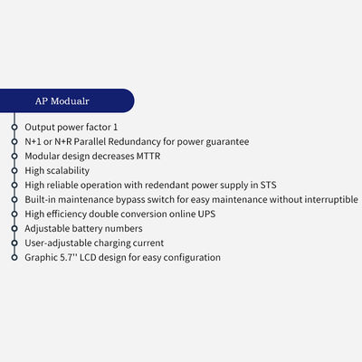20KW-300KW Computer/Networking UPS Power Supply Online UPS by Visench Power Modular OEM