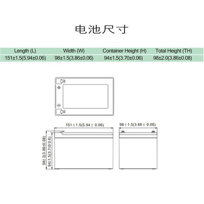 BP Series BP12-12FR 12V 12Ah VRLA Lead-Acid Rechargeable Energy Storage Battery for UPS Laboratory Equipment