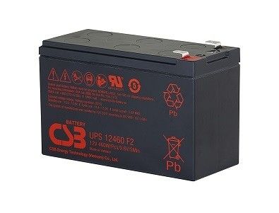 CSB Battery UPS12460 12V 460W Maintenance-Free Valve Regulated Lead Acid Battery for UPS Data Center