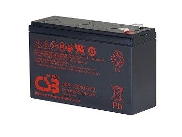CSB Battery UPS122406 12V 240W Maintenance-Free VRLA Lead Acid 240W Battery for UPS Data Center