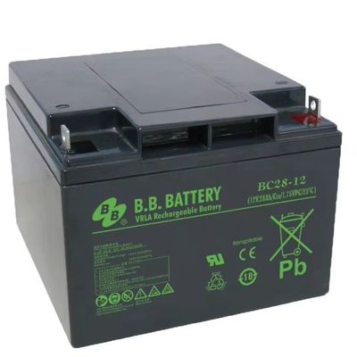 BB Battery SLA BB BP28-12 28Ah AGM UPS Storage Battery 12V Lead-Acid Battery