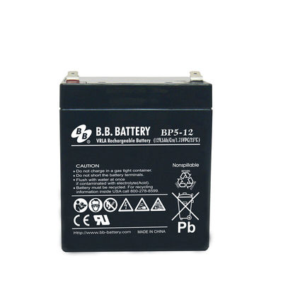 12V5Ah BB Lead Acid Battery for UPS / Power Pack / Fishing Lights / Toy Car