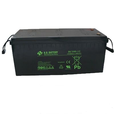 BB Battery BC200-12 12V 200Ah Best Energy Storage Maintenance Free Rechargeable VRLA Battery 200Ah for Electric Power