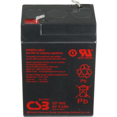 Long-Lasting 6V 4.5Ah Rechargeable Battery for Industrial Applications