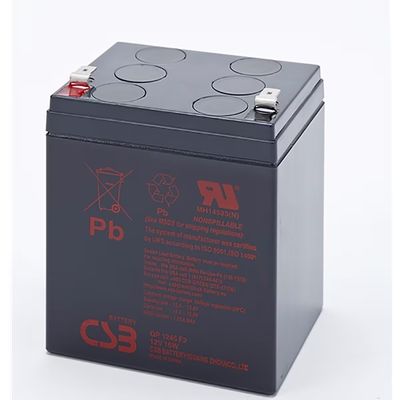 CSB Battery GP1245 12V 16W High Performance Rechargeable Maintenance-Free VRLA 16W Battery