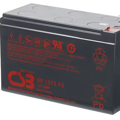 CSB GP1272 F2 12V 28W Maintenance-Free Valve Regulated Lead Acid Battery