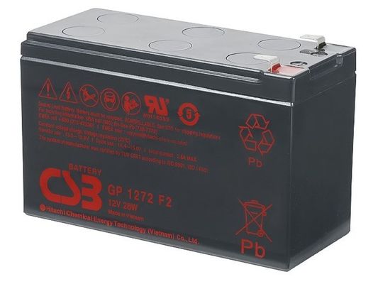 CSB GP1272 F2 12V 28W Maintenance-Free Valve Regulated Lead Acid Battery