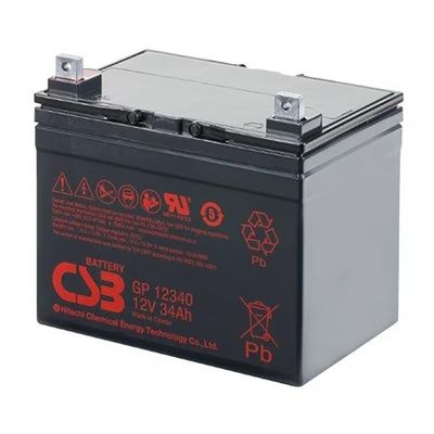 CSB GP12340 12V 34Ah Energy Storage Maintenance Free Rechargeable VRLA CSB Battery