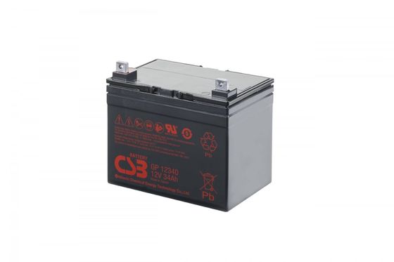 CSB GP12340 12V 34Ah Energy Storage Maintenance Free Rechargeable VRLA CSB Battery