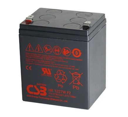 CSB Battery HR1227W 12V 27W Rechargeable Maintenance-Free Lead Acid AGM Battery