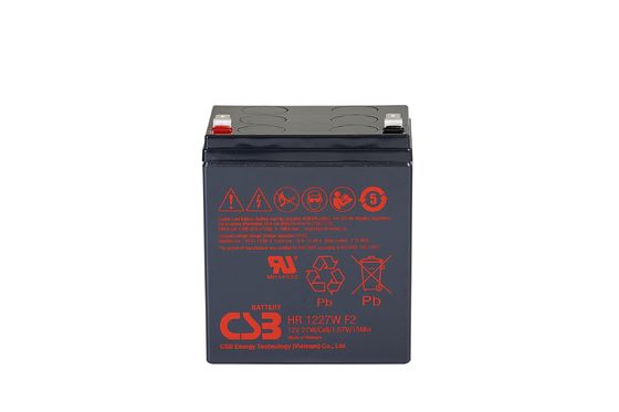 CSB Battery HR1227W 12V 27W Rechargeable Maintenance-Free Lead Acid AGM Battery