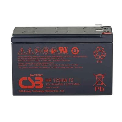 CSB Battery HR1232W 12V 32W Rechargeable Maintenance-Free Lead Acid AGM Battery