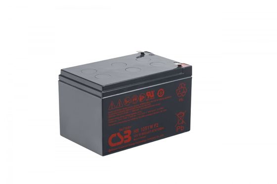 HR1251W 12V CSB Battery 51W 12V 12Ah Rechargeable Maintenance-Free Lead Acid Battery