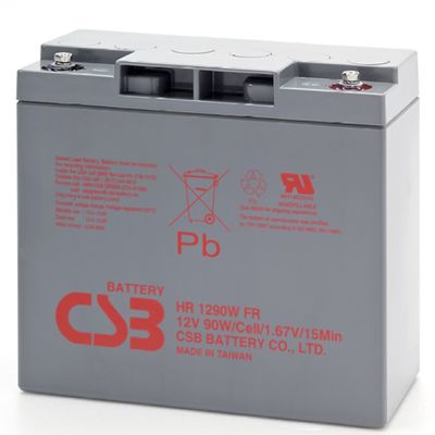 HR1290W CSB Battery 12V 90W Rechargeable Maintenance-Free Lead Acid Battery 12V 23Ah