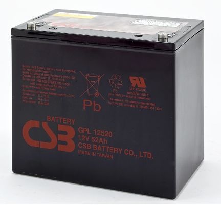 GPL12520 12V 52Ah CSB Battery Sealed Lead Acid Battery Long Life Rechargeable Battery For UPS