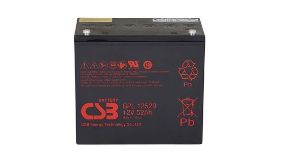 GPL12520 12V 52Ah CSB Battery Sealed Lead Acid Battery Long Life Rechargeable Battery For UPS
