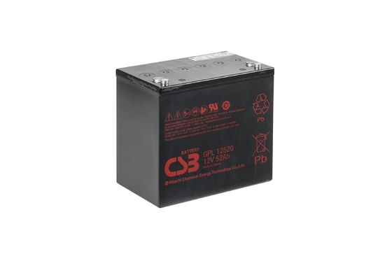 GPL12520 12V 52Ah CSB Battery Sealed Lead Acid Battery Long Life Rechargeable Battery For UPS