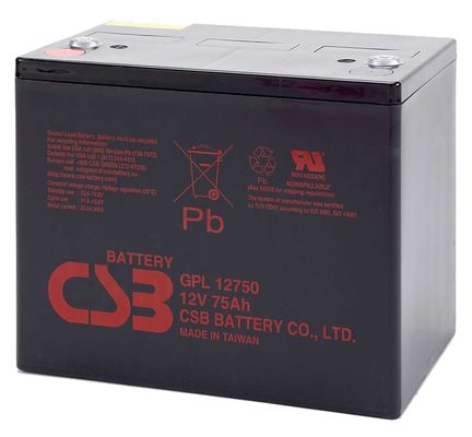 GPL12750 12V 75Ah CSB Battery Sealed Lead Acid Battery Long Life Rechargeable Battery For UPS