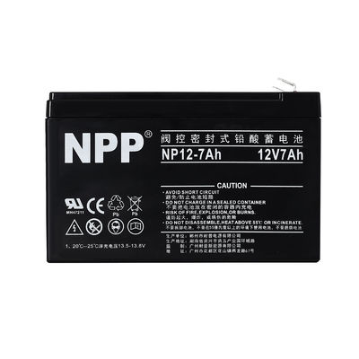 NPP NP12-7Ah Rechargeable Sealed Lead Acid 12V 7Ah Battery