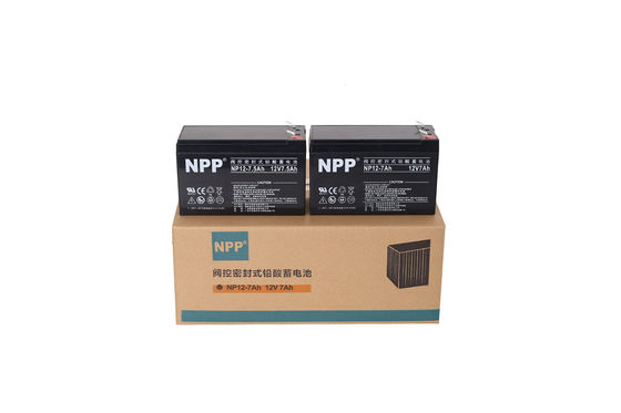NPP NP12-7Ah Rechargeable Sealed Lead Acid 12V 7Ah Battery