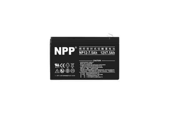NPP NP12-7.5Ah Best Energy Storage Maintenance Free Rechargeable Sealed Lead Acid 12V 7.5Ah Battery