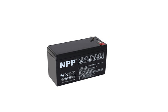 NPP NP12-7.5Ah Best Energy Storage Maintenance Free Rechargeable Sealed Lead Acid 12V 7.5Ah Battery